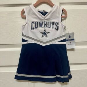 NWT Authentic NFL Dallas Cowboys Cheerleader Dress Girls 3T